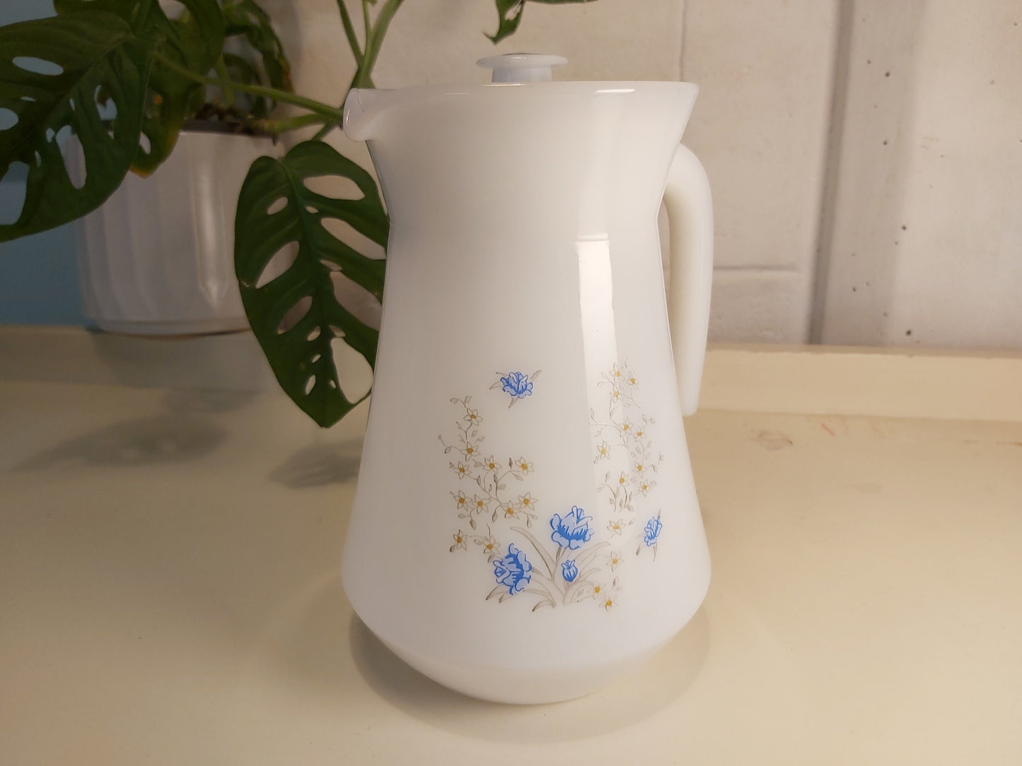 Vintage Arcopal France "romantique" Pitcher