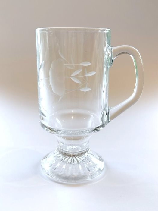 Princess house clear glass mug. Set of 8