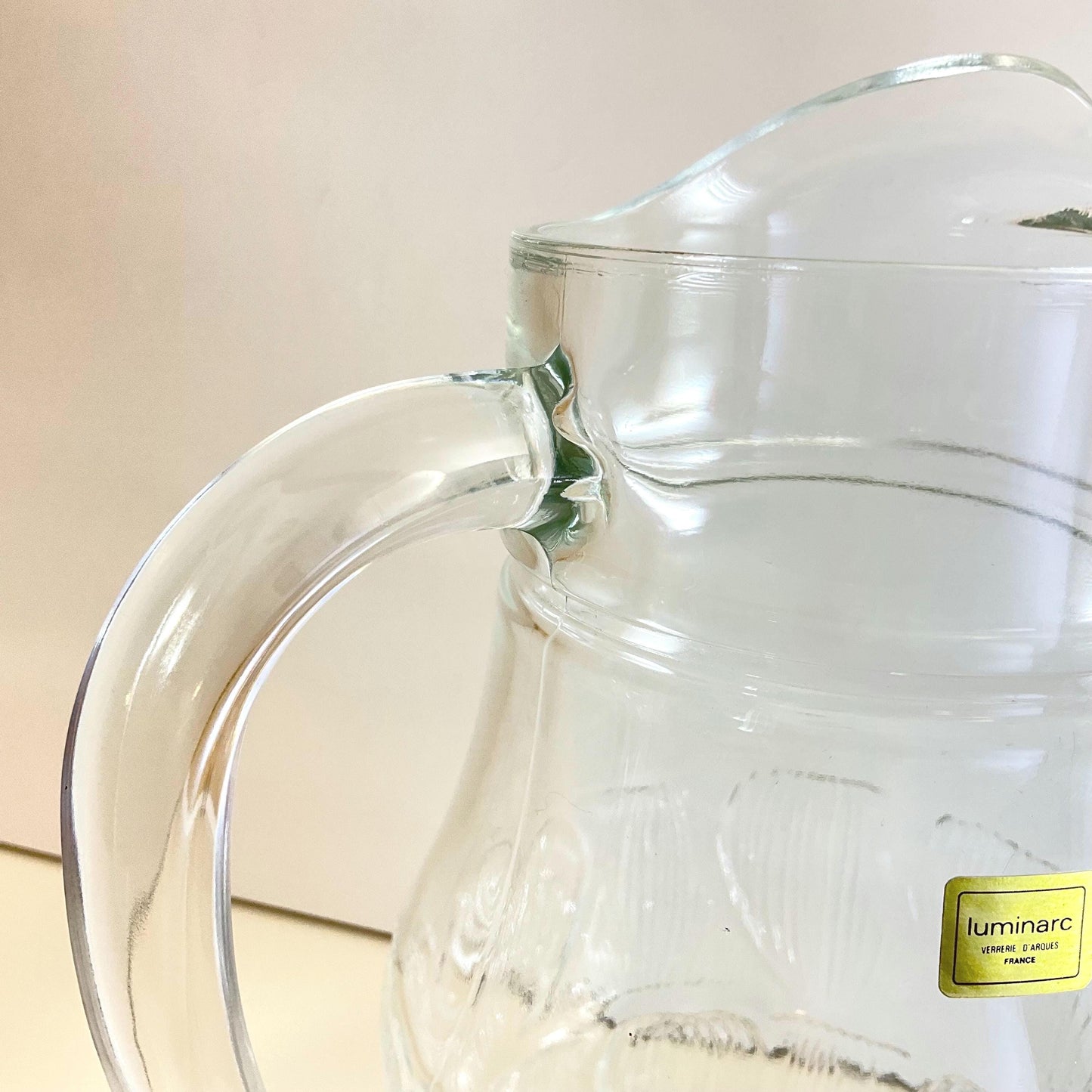 Complete or start your collection with the pitcher/jug. Arcoroc/Luminarc Fleur